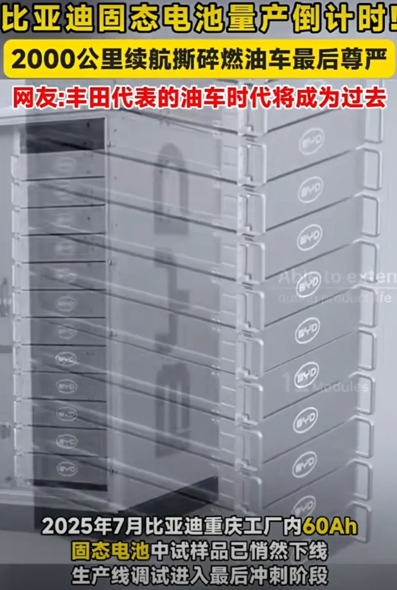 看看比亚迪在固态电池领域的狂飙吧！当某些人还跪着追捧国外所谓“先进”，眼巴巴等老