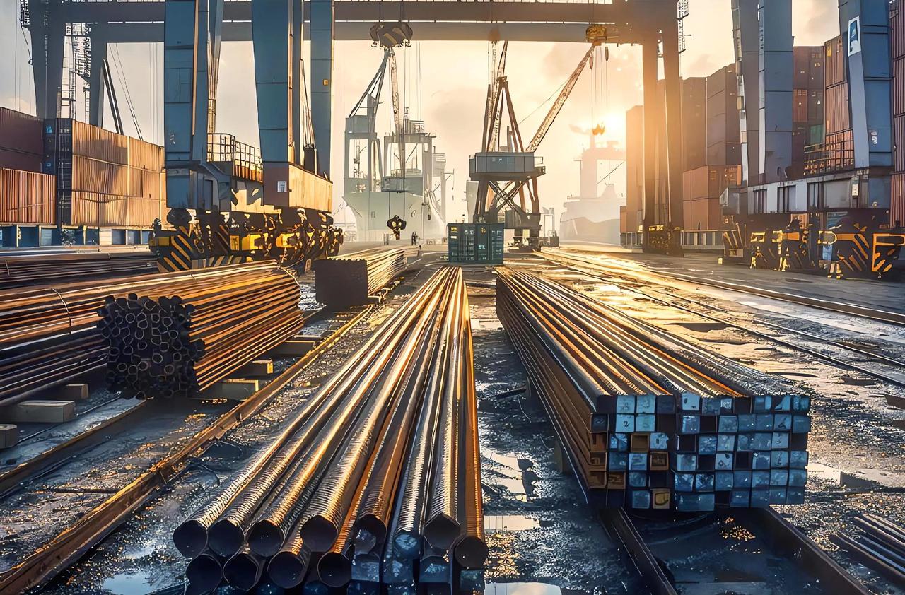 2025年世界上粗钢产量排名前10的国家。第1名：中国——9.608亿吨第