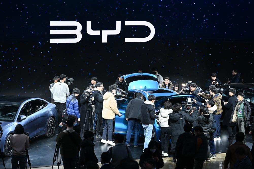 比亚迪凭一己之力在韩国市场销量超越日系车！2026年4月，比亚迪在韩国市场的