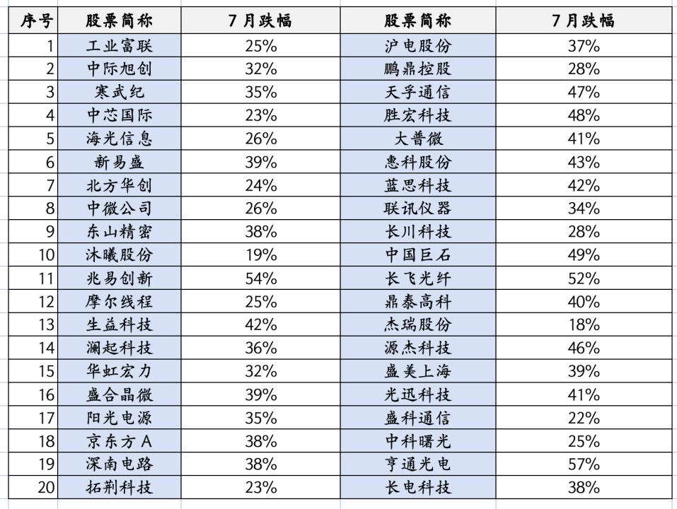 最近砸盘最狠的就是公募基金持仓最多的几个权重，今天中际旭创，寒武纪暴跌9%，新易