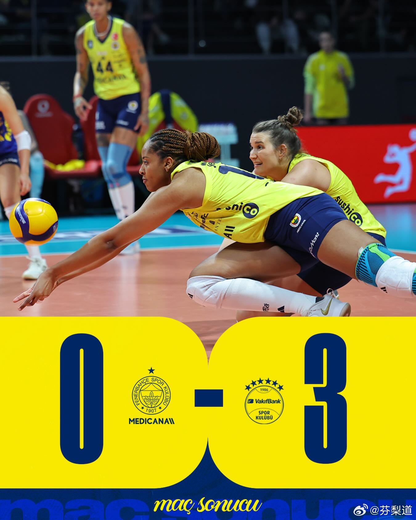 国际排坛动态瓦基弗银行瓦基弗银行近8场比赛第7次击败费内巴切费内巴切1