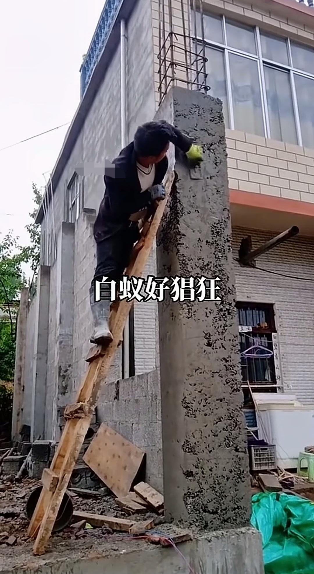 柱子拆模后出现蜂窝麻面，在外层涂抹水泥砂浆是否奏效呢？有一栋自建房，先进行了柱