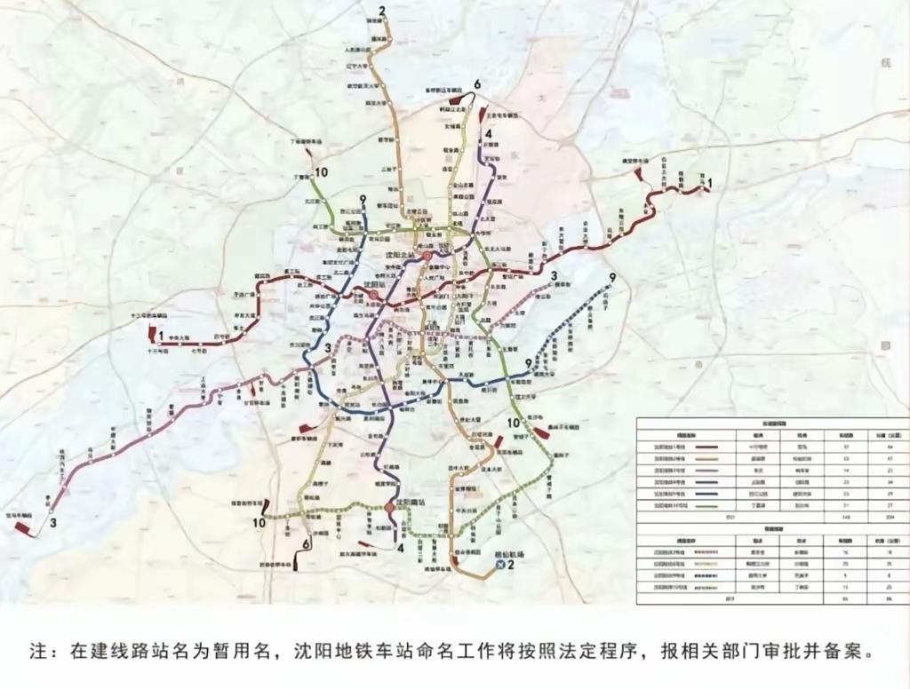 2028年的你看着沈阳建好的地铁图，你有何感想？虽然沈阳地铁比不了北上广，但是