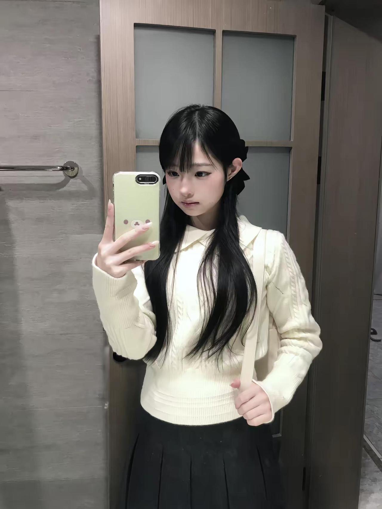 披发还是扎发。穿搭穿搭日记双马尾韩系穿搭