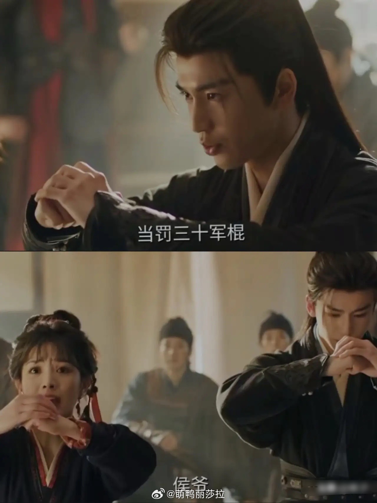 《逐玉》最新预告谢征替长玉受罚30军棍？？长玉在军营，看到了自己送给谢征的发带，