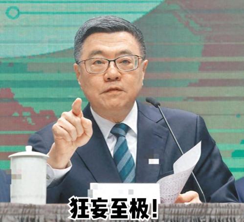 台湾行政机构负责人卓荣泰11月25日在立法机构备询前受访时狂妄叫嚣：“‘中华民国