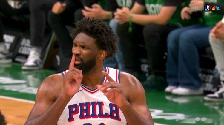 NBA没想到恩比德这么强了！波士顿球迷全场高喊：FuckEmbiid！大帝只