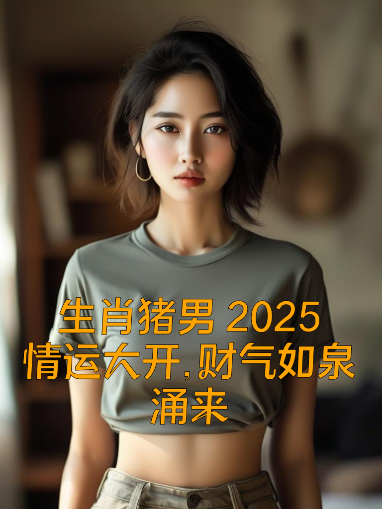 生肖猪男2025：情运大开，财气如泉涌来