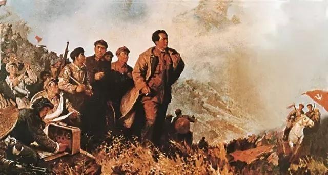 红军长征时，贺龙率部向贵州进发时，突然，天上出现大批敌军轰炸机，在部队危在旦夕的