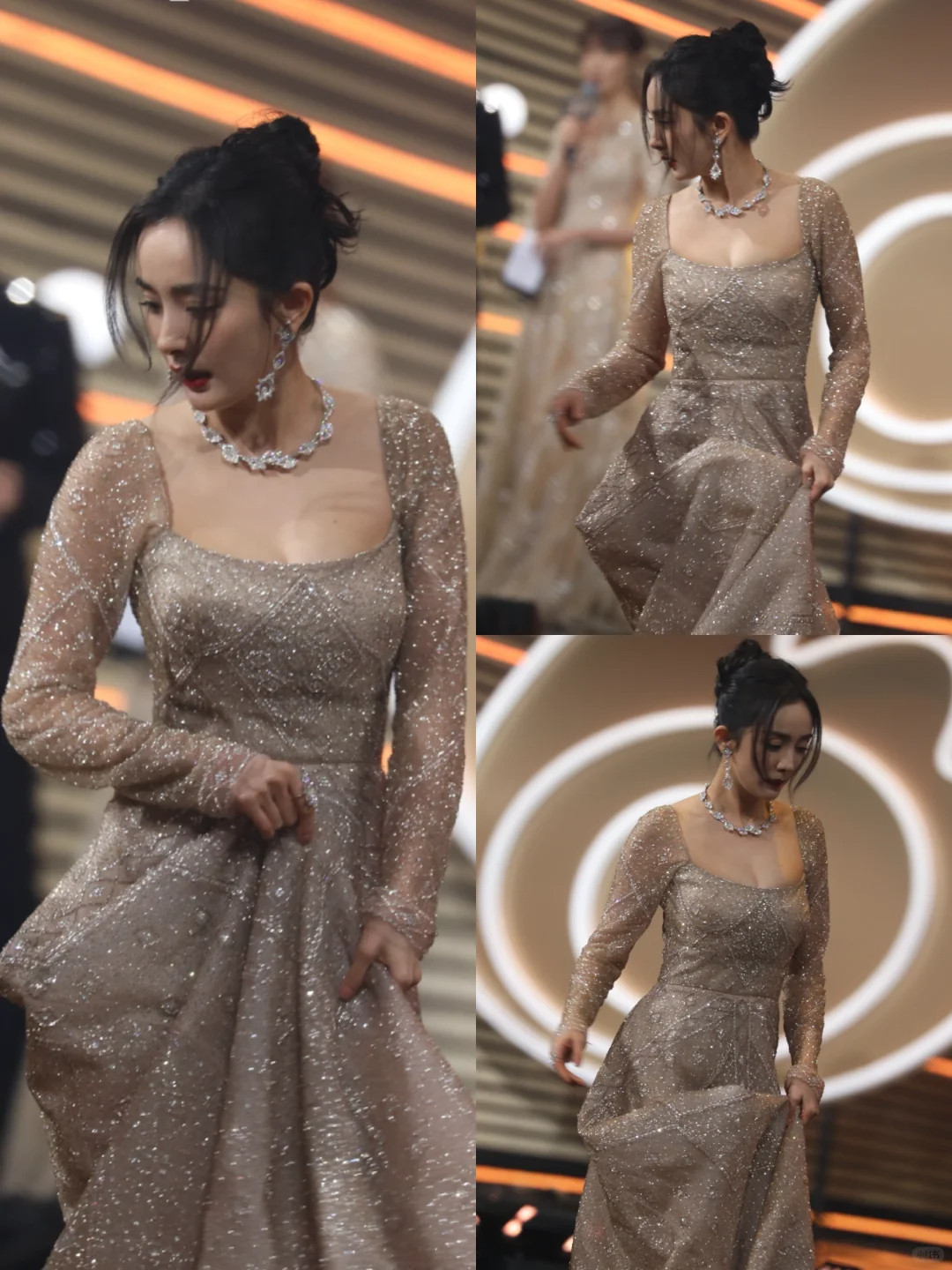 杨幂微博之夜现场生图​​​