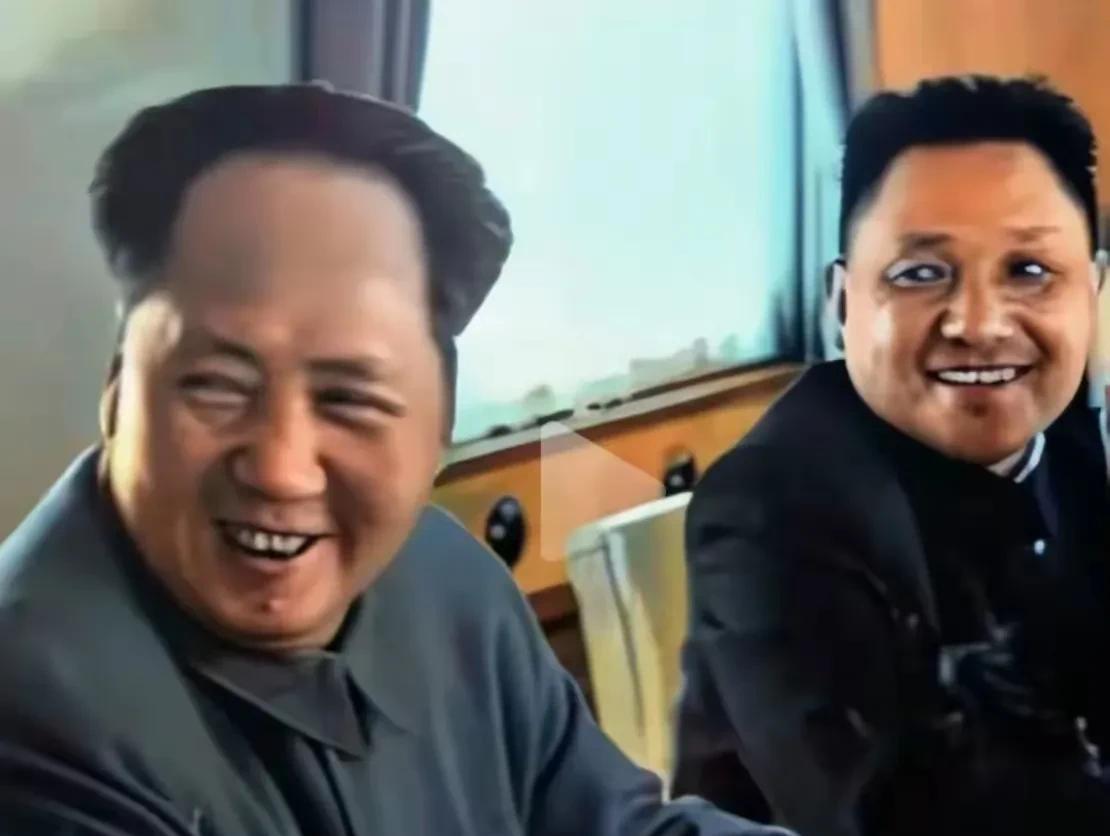 老人家的气场，的确是太大了，虽然隔着屏，虽然我们看的是一些过去的老照片，但是都能