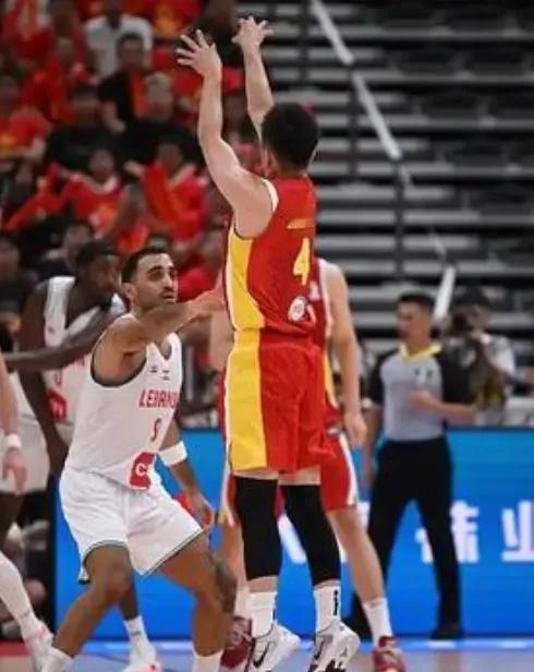 杨瀚森绝杀黎巴嫩男篮，NBA练级效果就是好。男篮世预赛和黎巴嫩的比赛在诸暨结束