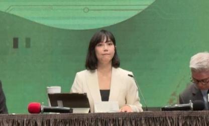 台“行政院”今天举办记者会，媒体询问，郑丽文访问的行程480万元新台币经费，是向