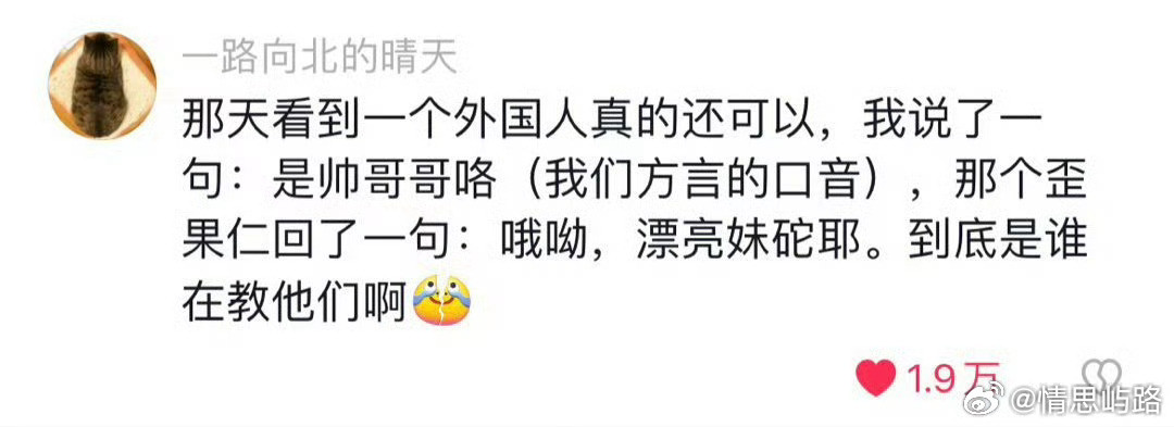 中文慢慢失去了加密功能……在国外真的不能用普通话随便吐槽了，对面那个歪果仁可能和