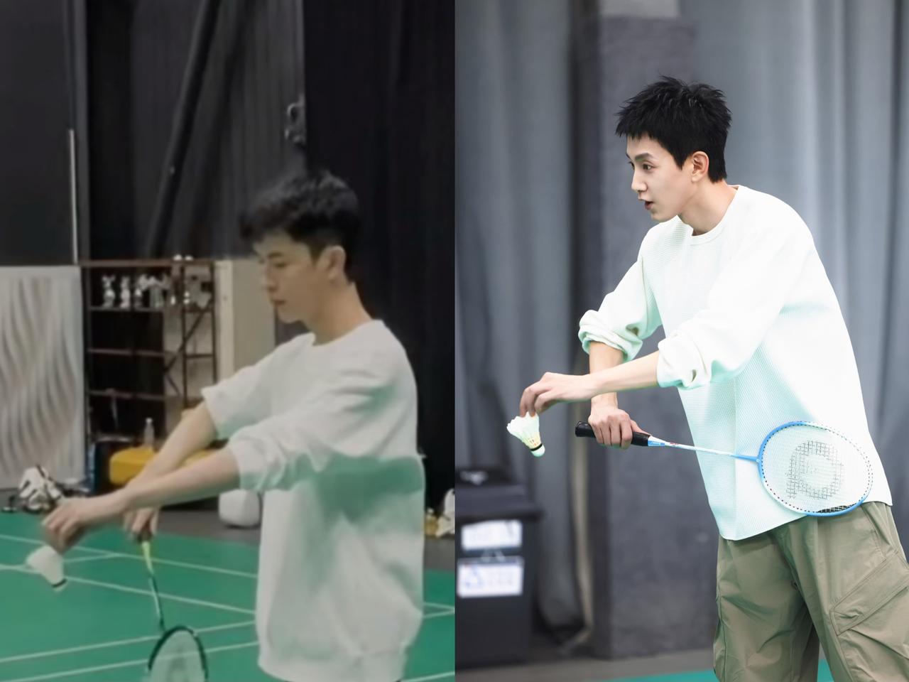 大家看了范世琦今天的动态了吗？好奇他怎么突发奇想去打羽毛球的？[抠鼻]