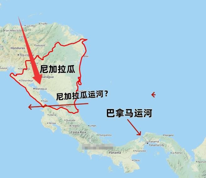 如果尼加拉瓜运河挖通，巴拿马运河的真正对手就来了？尼加拉瓜这个国家守着中美洲