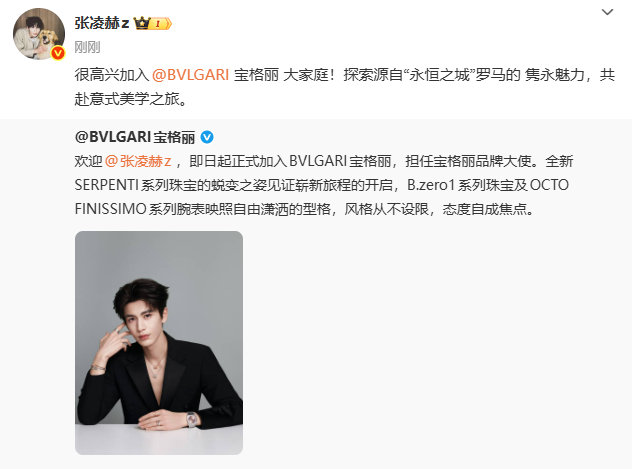 张凌赫黑色深V造型张凌赫风格不设限张凌赫黑色深v造型沉稳帅气，风格从不设限，态