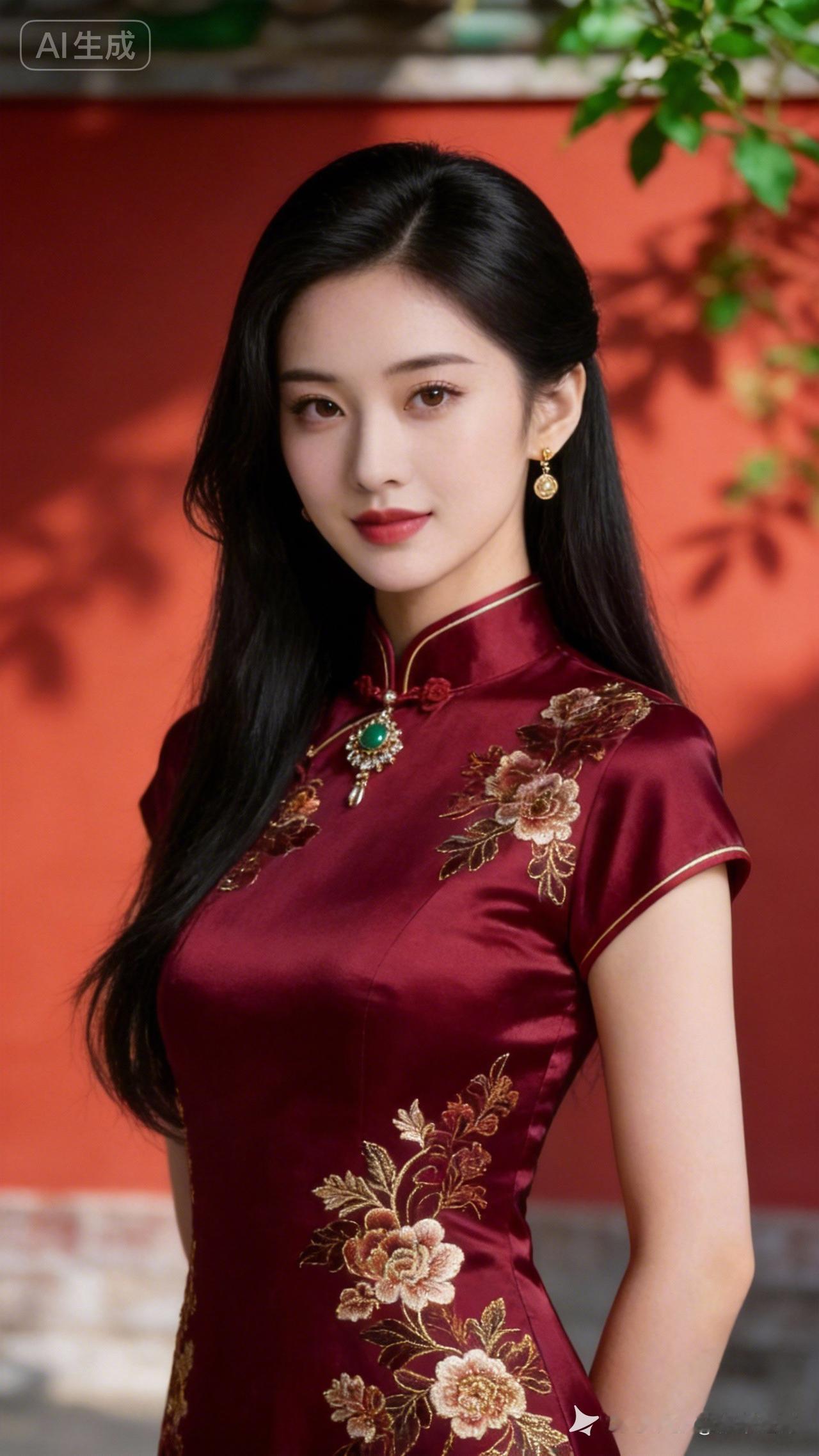 优雅旗袍，惊艳时光，复古风情，尽显东方韵味。