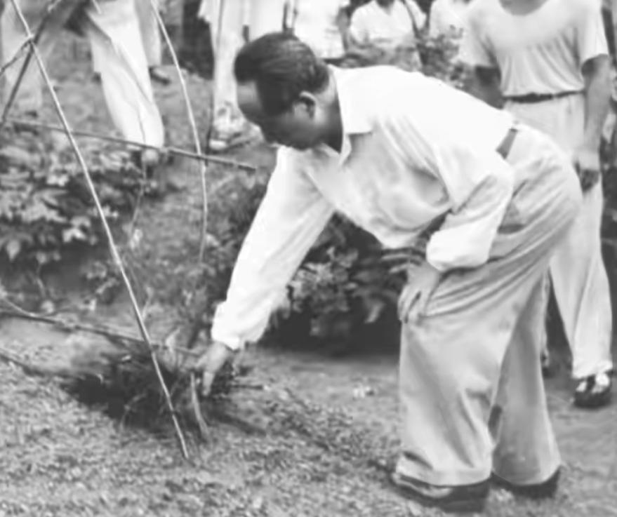 1959年，毛主席回韶山，得知堂弟被划为富农竟不让见面，当场怒问:“他是富农又
