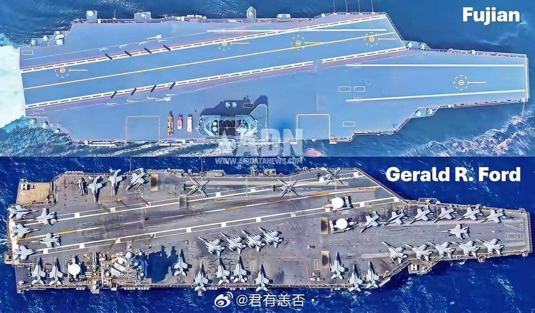 福建号与福特号，空警-600与E-2C预警机对比​​​