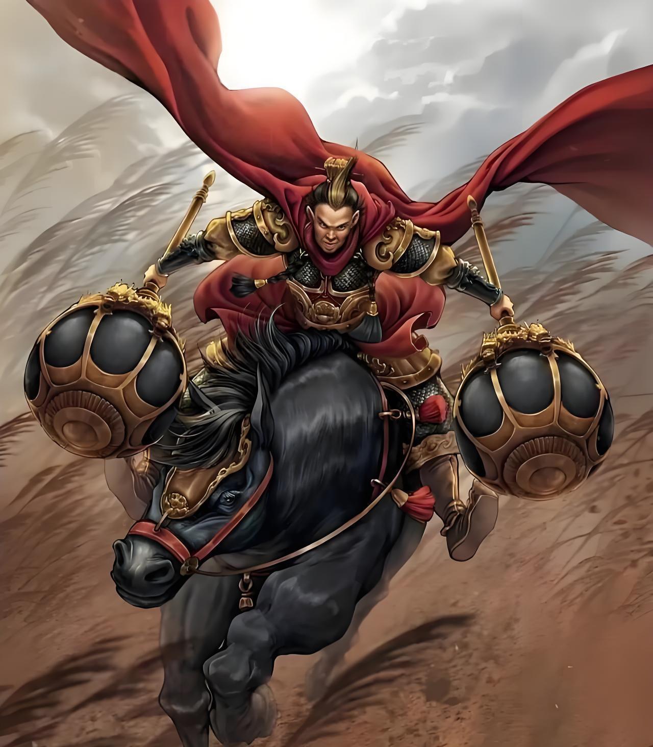 隋唐五大锤将：金锤、银锤、铜锤、铁锤、纸锤，分别指的是谁？1、金锤：李元霸隋唐第