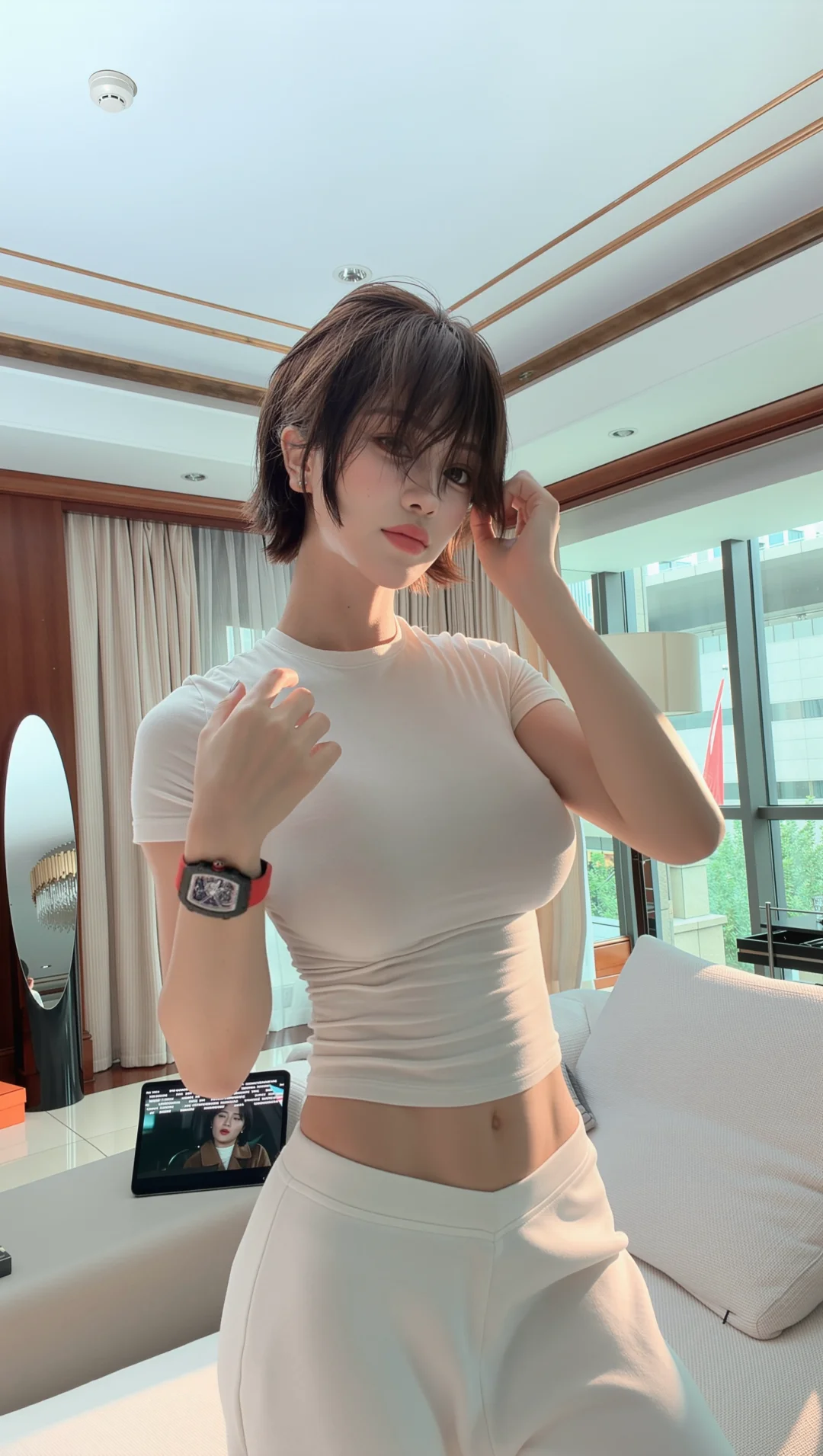 短发