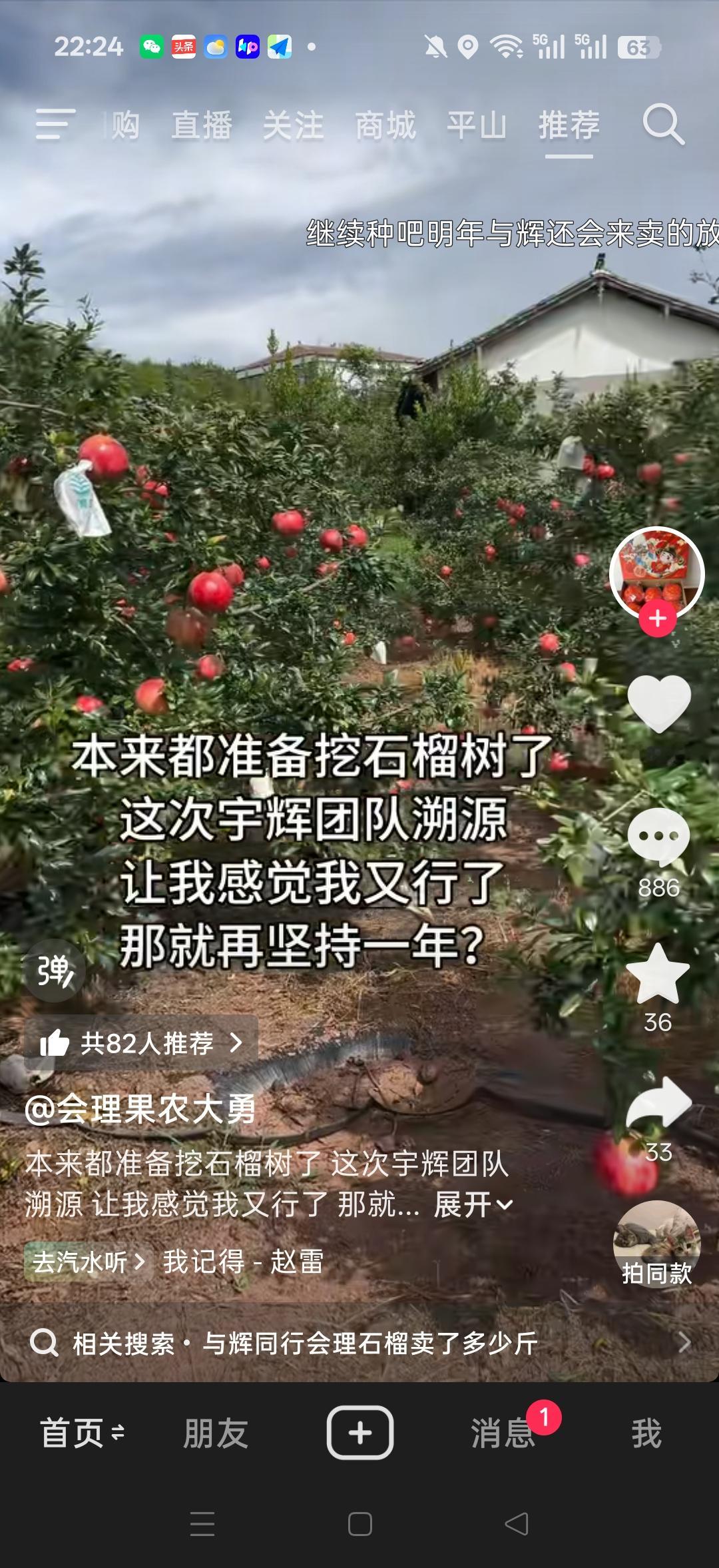 都知道董宇辉去四川会理把石榴卖火了，很少有人知道，当地石榴种植户有多不容易，直到好几个种植户自己说，