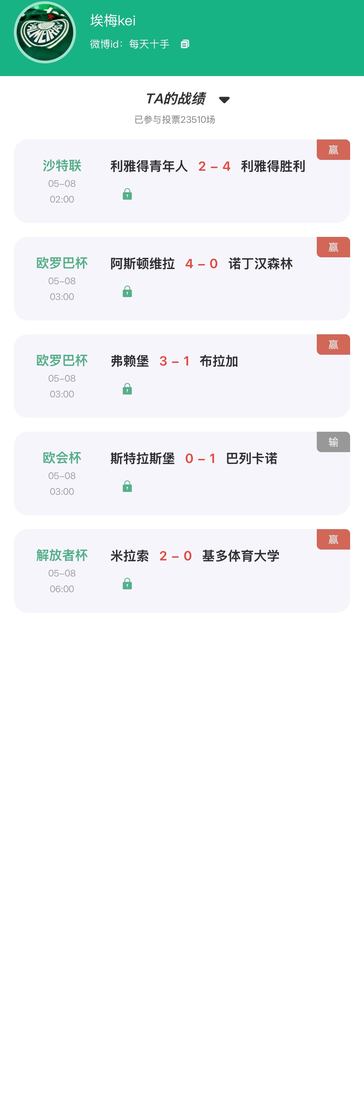 “猜球”去年月冠昨日001及单关维拉与利雅得胜利双双全中，竞彩5中4！季榜第一