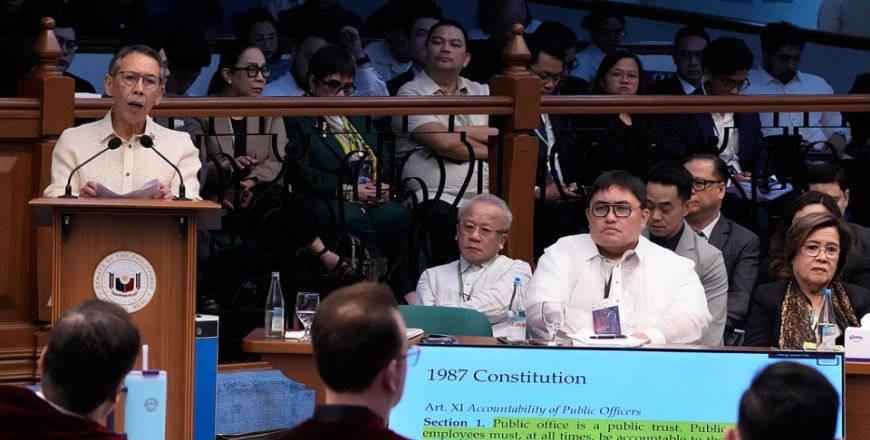 菲律宾政坛彻底掀起巨浪，6.77亿比索资金账单曝光，副总统莎拉站上弹劾审判席。