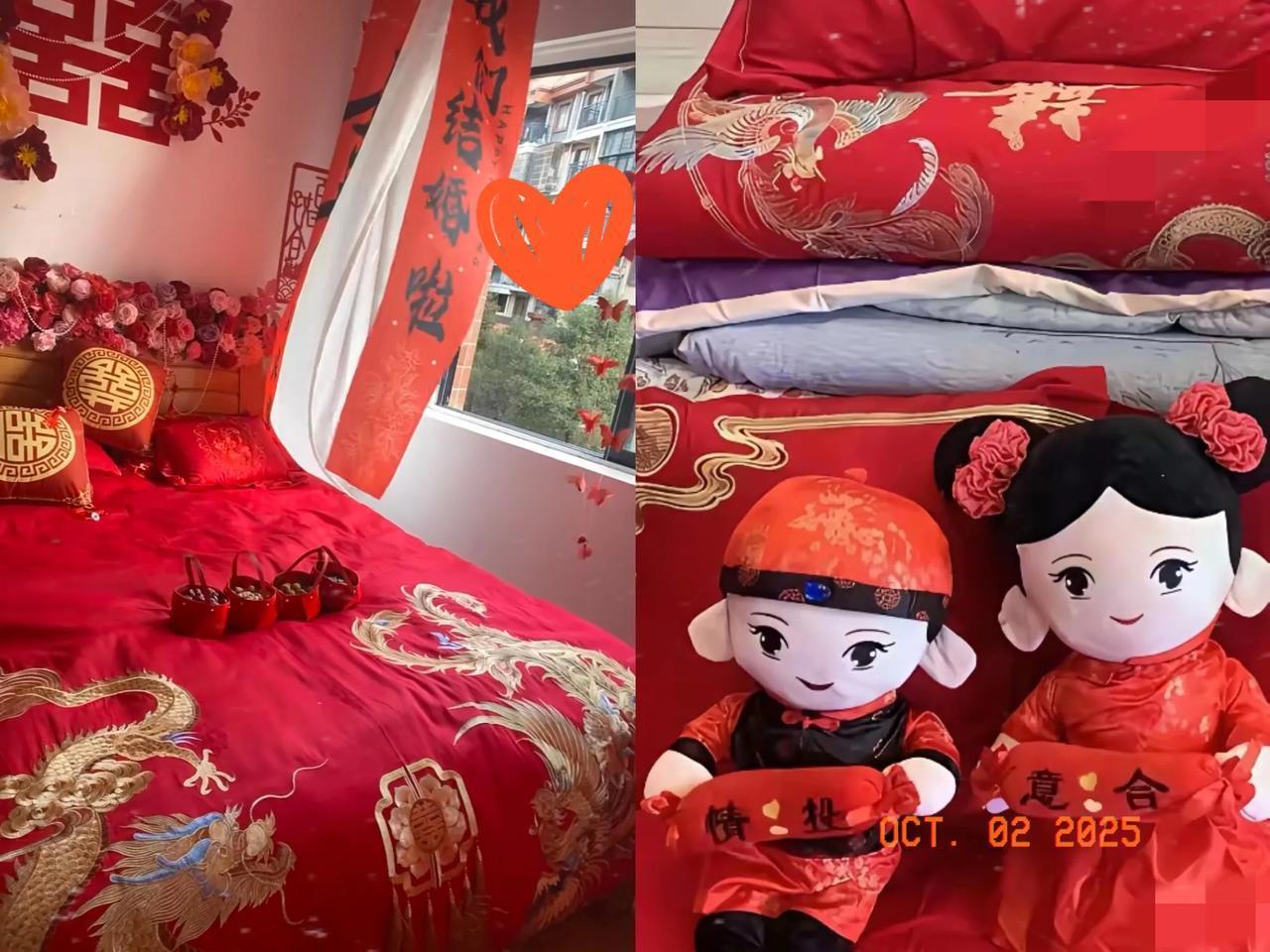 新婚夜，差点没离婚。邻居家十一办婚礼，新娘子看见怀孕七个月的大姑姐坐自己婚床，