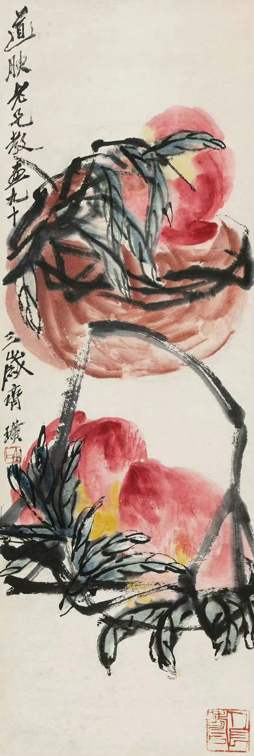“多福多寿…”丨齐白石·绘
