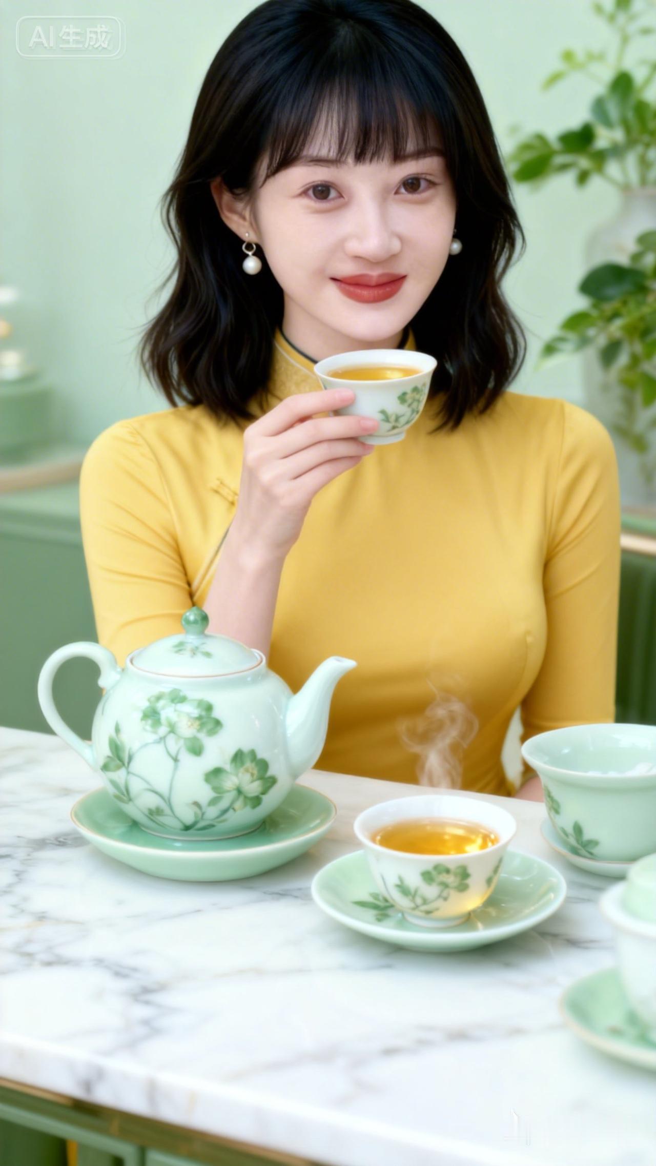 品味茶香，享受宁静时光。