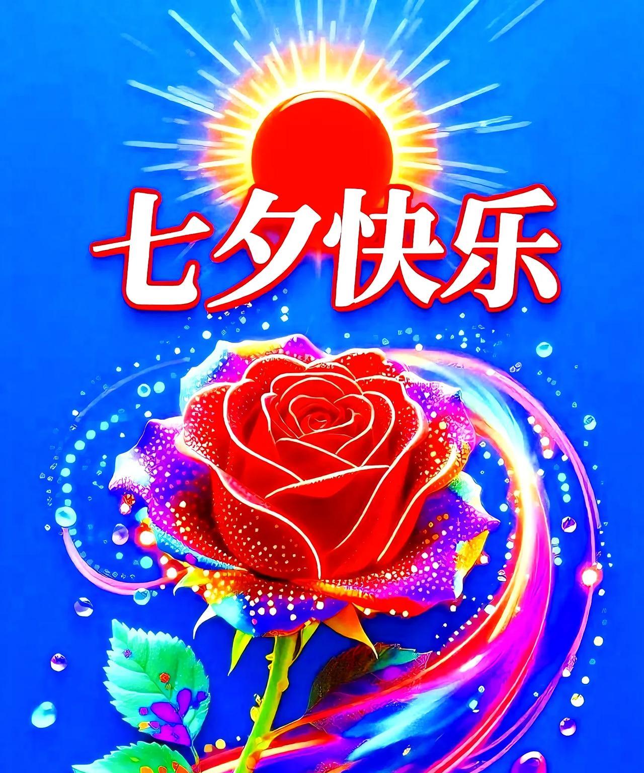 七夕情人节快乐祝天下有情人终成眷属藏头诗[比心][比心]祝语七夕满人间，