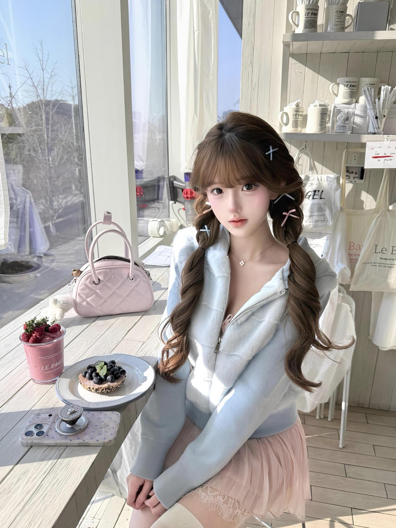 🍧⁺₊˚𓇼🩵蓝色好有氧气感🫧⋆.˚𓆝⋆.˚新手机壳和我的小17