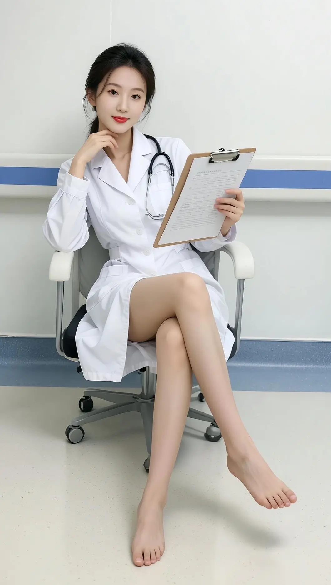 AI白大褂写真 随变ai随便玩