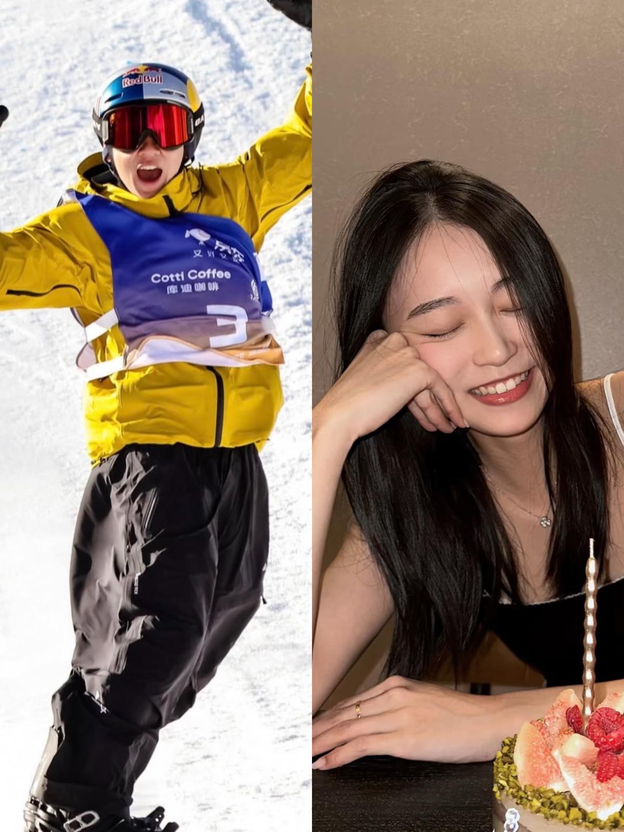 关于苏翊鸣的女友朱易，不查不知道，一查直接给跪了，这姑娘出生于2002年