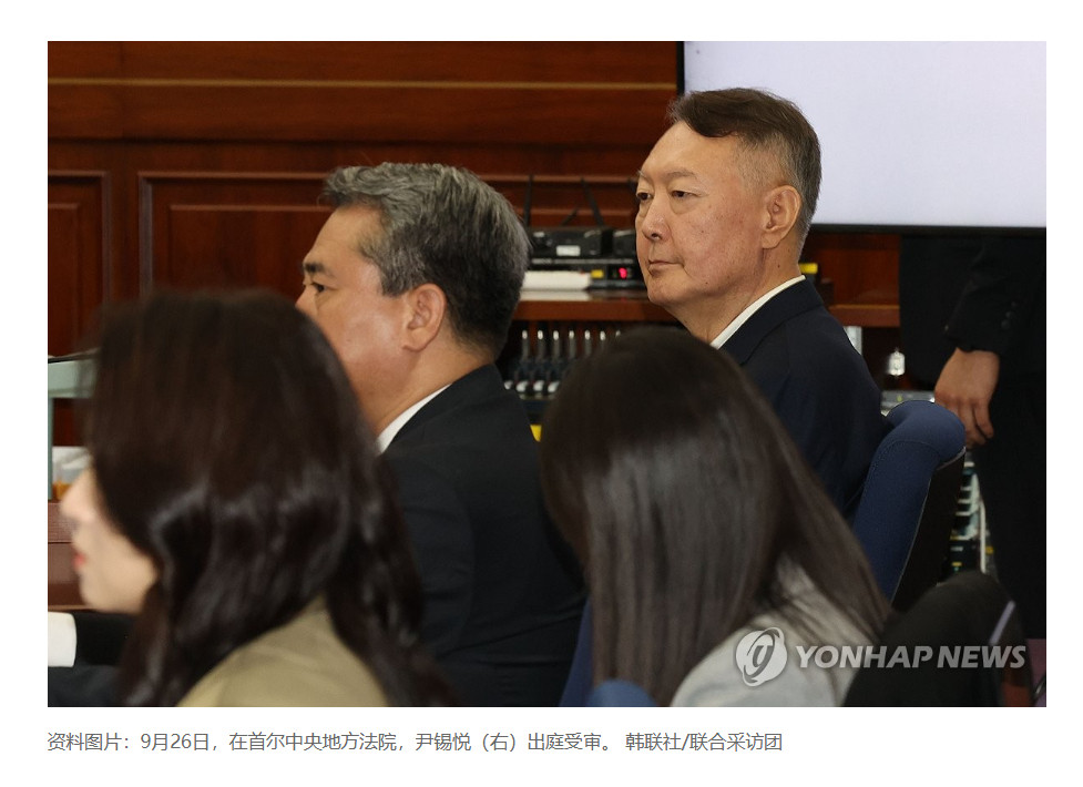 【韩前总统尹锡悦因拒不出庭作证被处罚款】韩联社首尔11月12日电韩国法院12