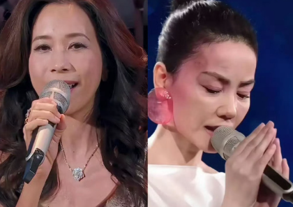 别经常做美甲春晚那么重要的场合二位天后都没涂指甲油，也没留长指甲，更没做又长又