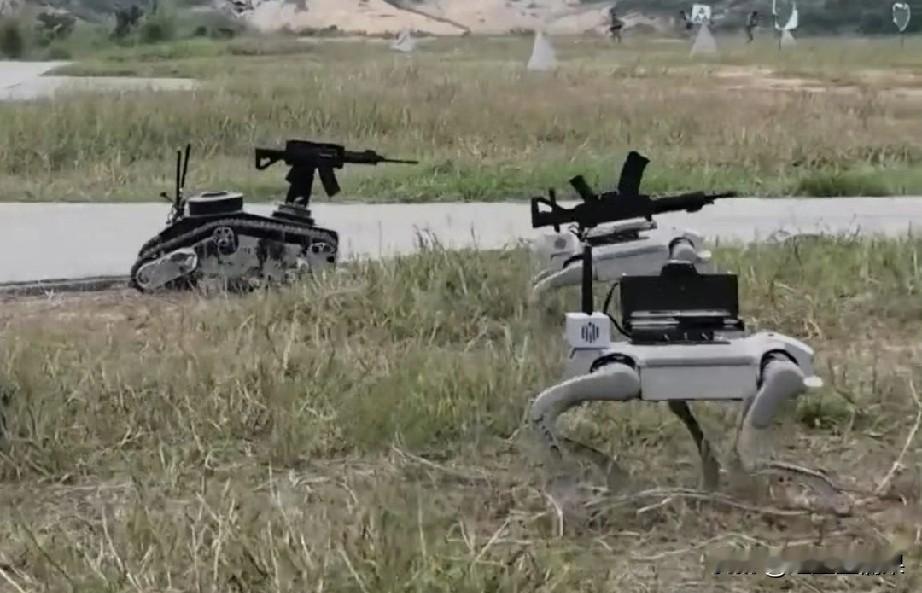 这样的无人战车，在战场上真的能派上用场吗？总觉得就带一把突击步枪就这样冲锋，有
