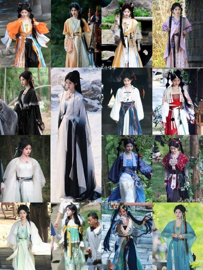 古偶女主造型合集在拍古偶女主造型合集鞠婧祎｜陈都灵｜孟子义周也｜任敏｜宋祖儿邓恩
