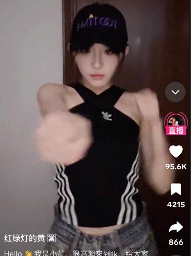 刷到一条令人咋舌的消息：三只羊旗下主播“红绿灯的黄”在TikTok爆火！难以