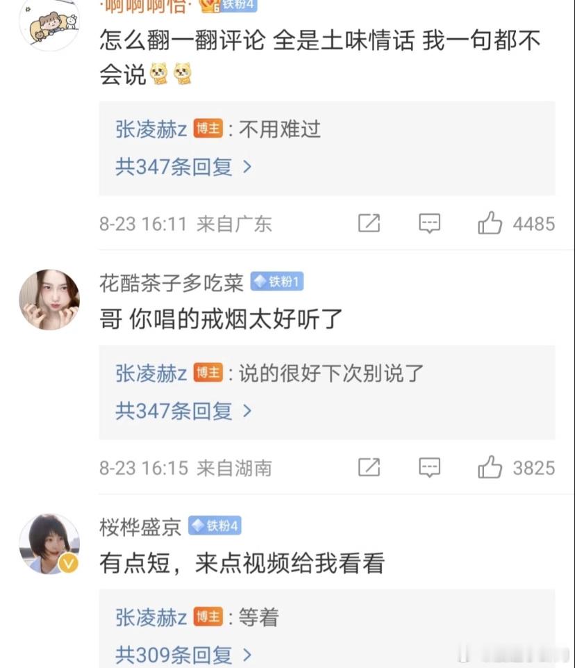 张凌赫你小子真的是事事有回应张凌赫此男真的不简单事事有回应
