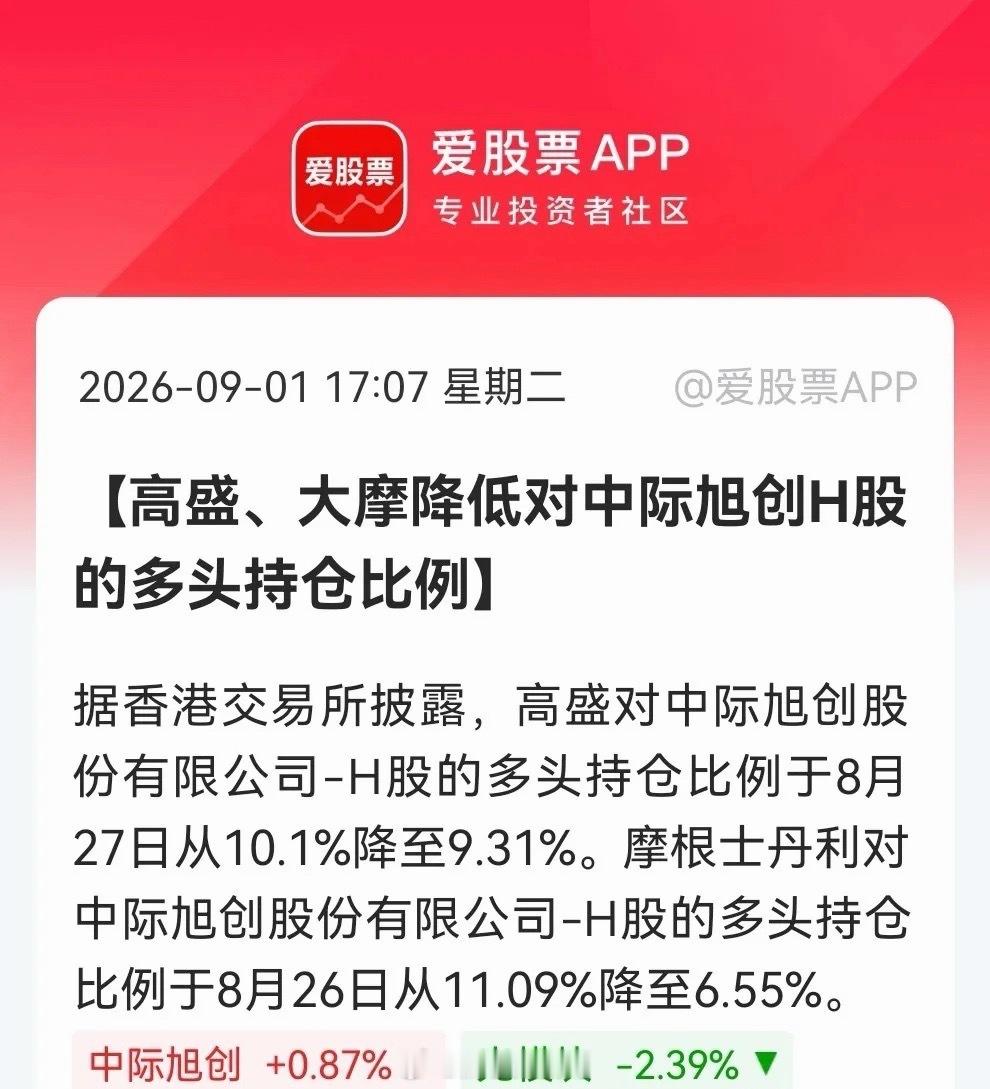 这下恐怕很多人都坐不住了啊！大摩先跑、高盛跟上，中际旭创惊现外资出逃，大摩持仓从
