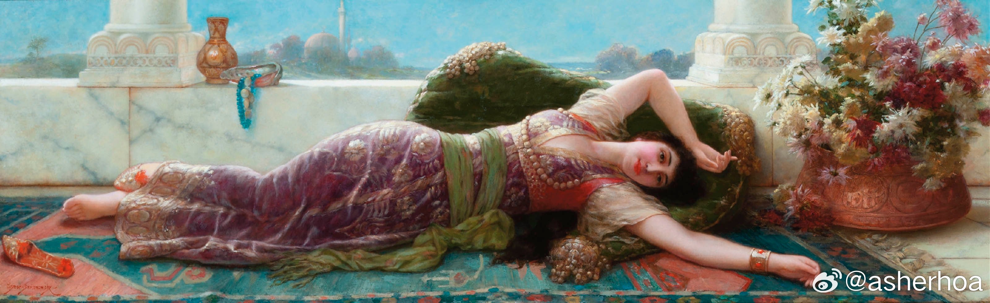 西洋历史文化鱼缸波兰画家EmileEisman-Semenowsky(18
