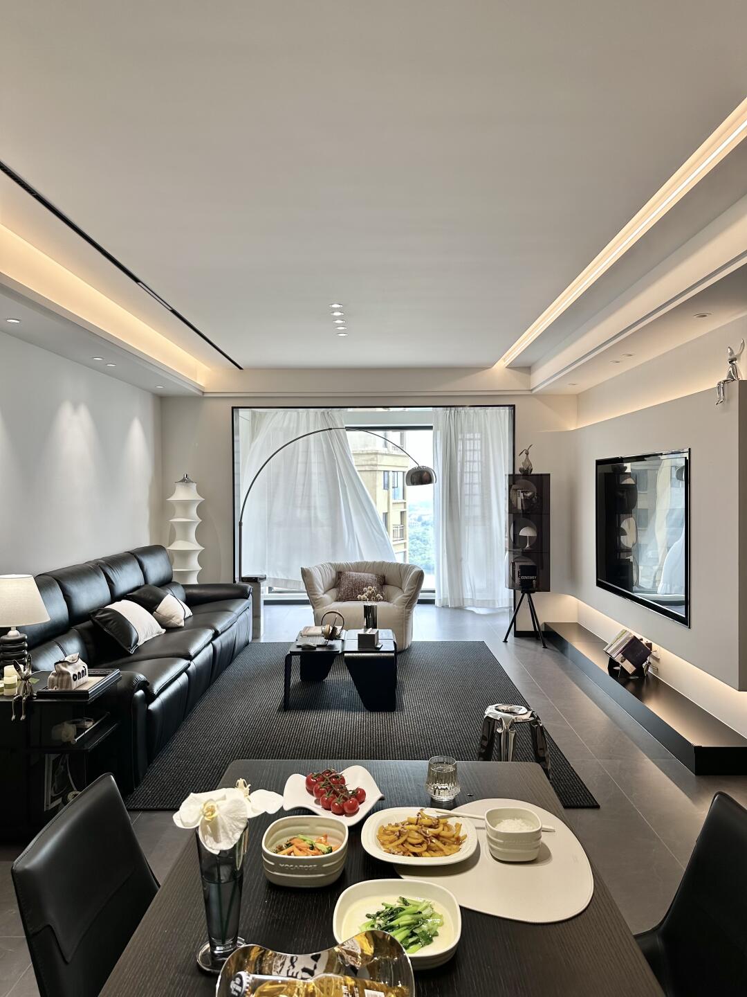 黑白配色的100㎡🏡，实用和美丽都要拥有！