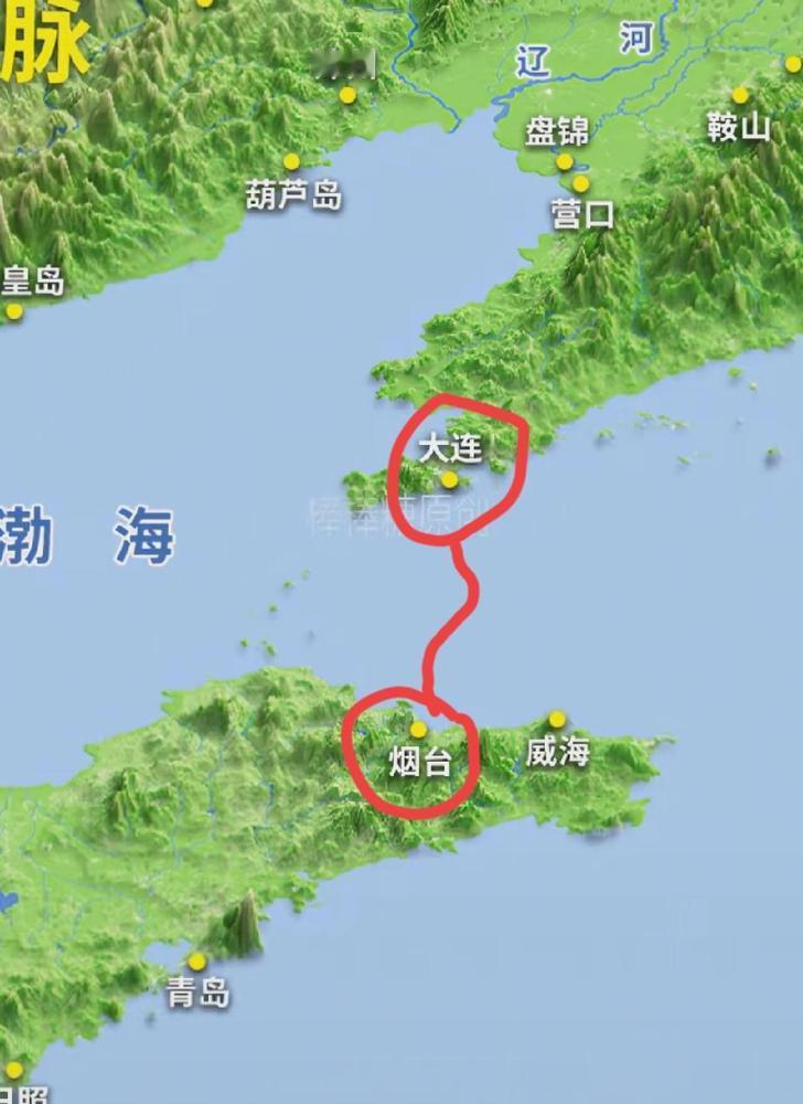 大连和烟台的地理位置挺有意思，大连属于辽宁，烟台属于山东省。俩地都是北方经济不错