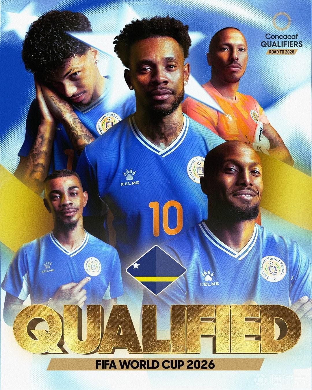 16万人口的库拉索杀进世界杯！库拉索是荷兰王国的自治国，并不是一个独立国家。值得