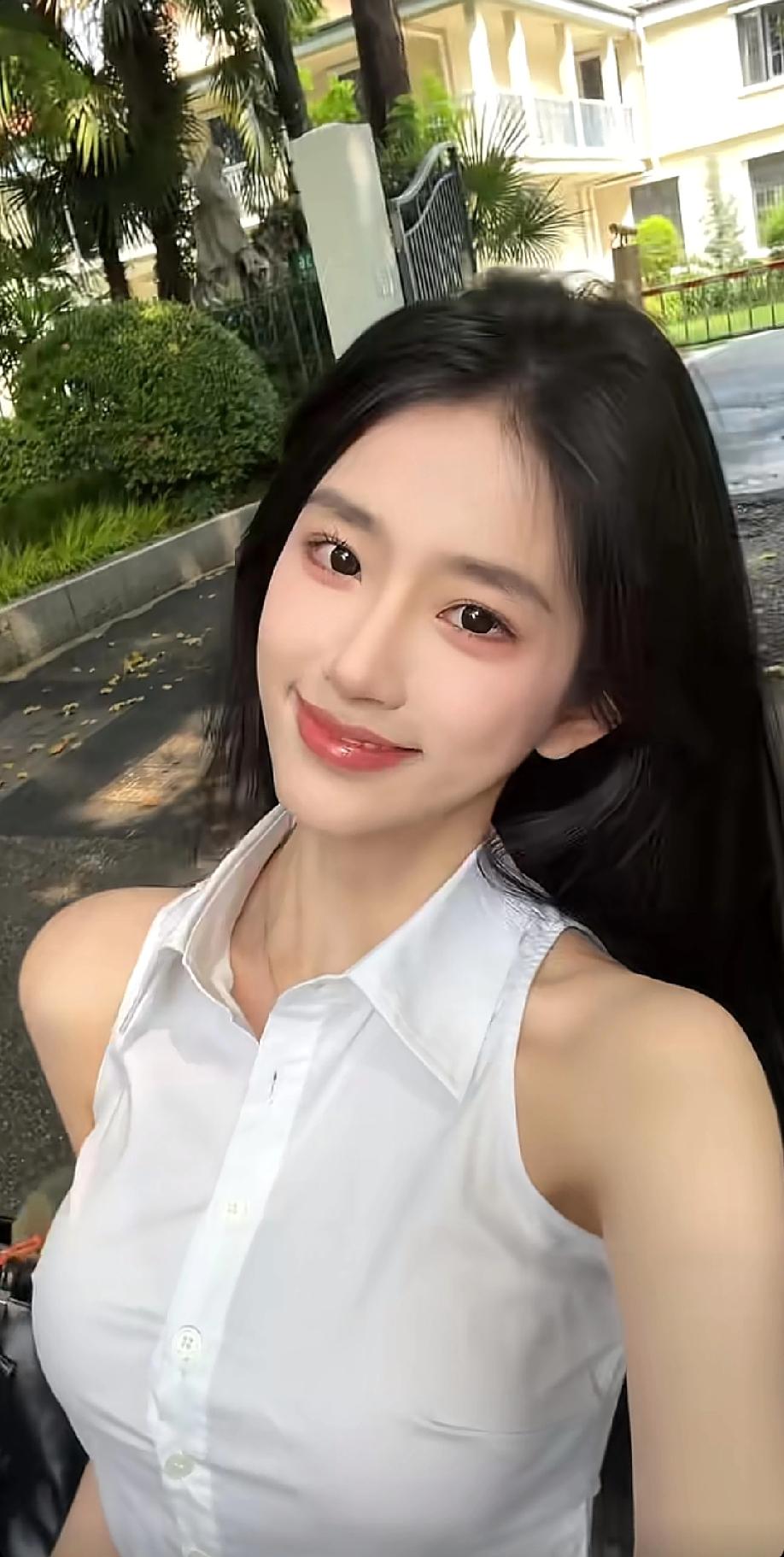 潘敏是仙女下凡吧，太美了潘敏美女气质美女女神甜妹