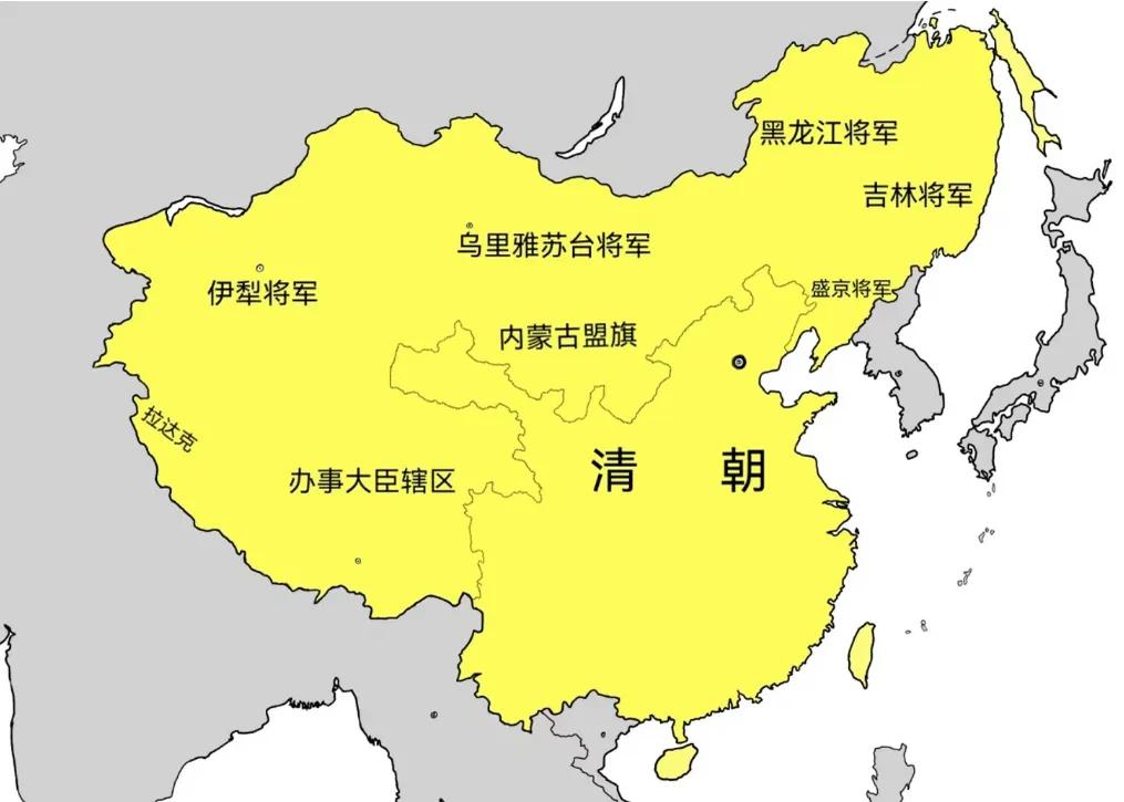 清朝虽然在近代被人诟病，不过在维护领土完整方面是没的说的。西域自唐亡之后，历经