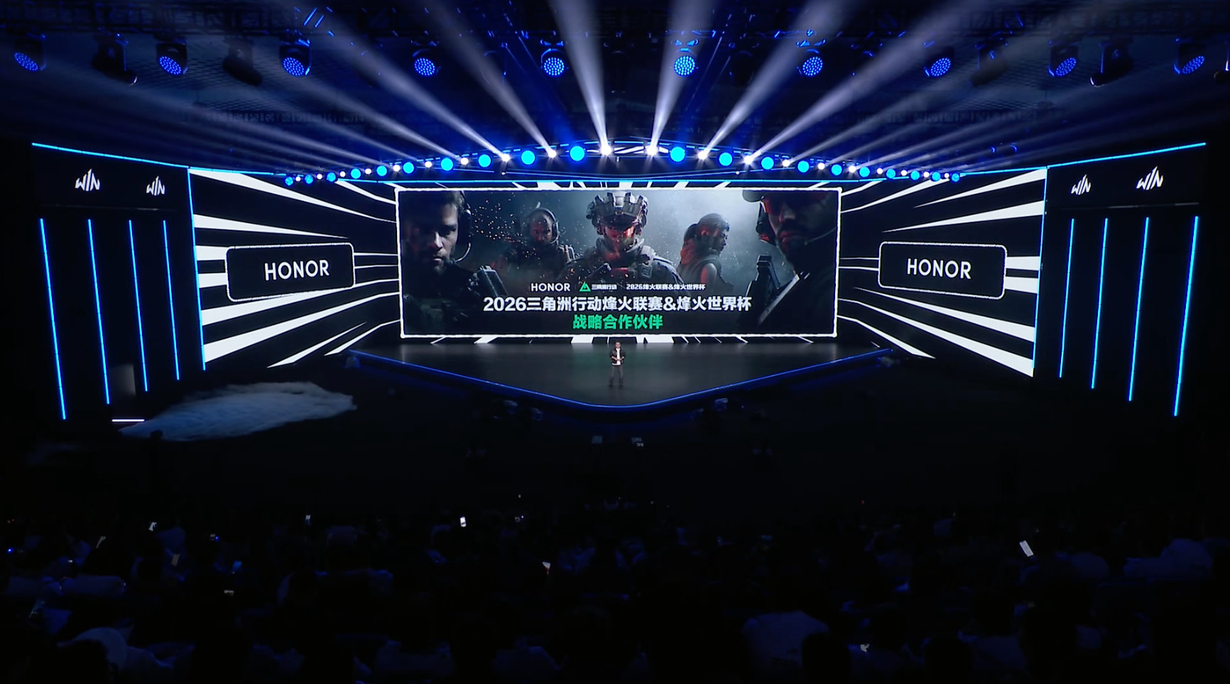 没有意外，荣耀正式官宣签约三角洲行动职业联赛。荣耀WIN系列将会成为三角洲行动烽